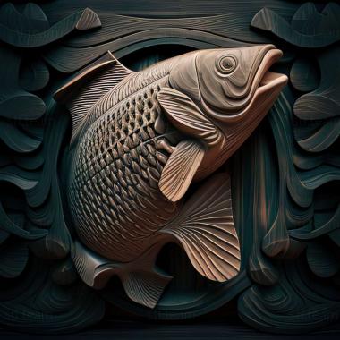 3D модель Рыба (STL)